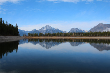 Fototapeta premium Colter Bay in Grand Teton National Park