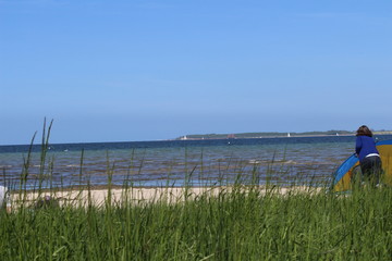 Küste Zierow Meer