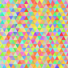 Fototapeta na wymiar Colorful pattern with chaotic triangles
