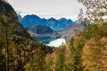 Alps and lakes in Germany