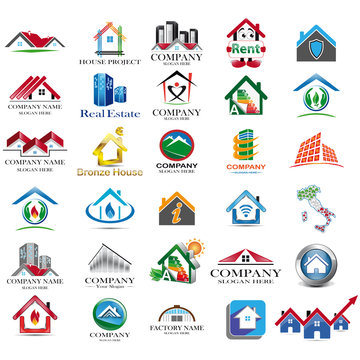 Project house icon set 7