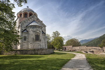 Fototapeta na wymiar Virgin's church of Studenica monastery 