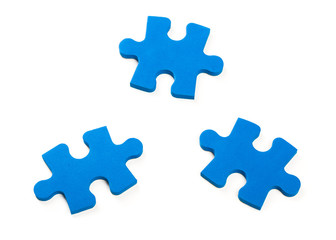 Fototapeta premium Puzzle pieces. Business concept for completing the final puzzle piece