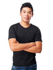 cool chinese-man standing