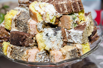 Assortment of pieces of cake © RomanR