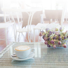 hot coffee drink caramel macchiato