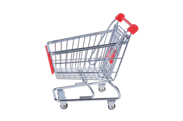 shopping cart isolated on white background