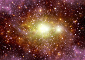 Fototapeta premium galaxy in a free space