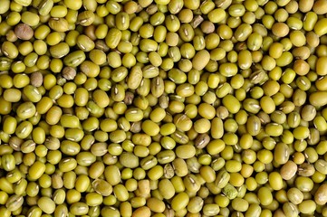 Raw mung beans pattern