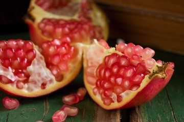 Detail of pomegranante seeds