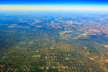 Foto op Plexiglas Aerial view of some lands © Kit Leong