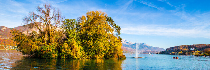 Le long du Jardin de L'Europe, Annecy