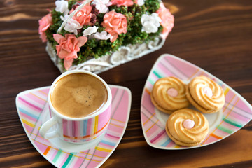 Kaffee und Kekse