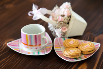 Kaffee und Kekse