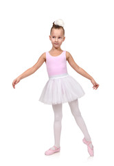 girl dances ballet