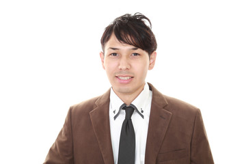 笑顔のビジネスマン