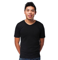 Obraz premium cool chinese man smiling