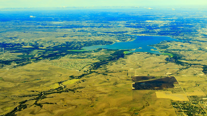 Lewisville Lake from top