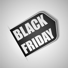 Obraz premium Black Friday tag