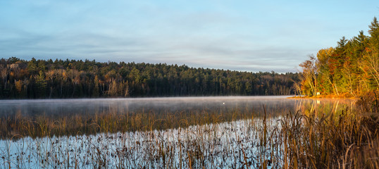 Early October morning on the Lake in Chalk River.