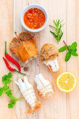 Boiled Flathead lobster, Lobster Moreton Bay bug, Oriental flath