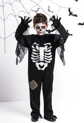 Children celebrate Halloween