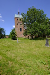 Fototapeta na wymiar Hage, St.-Ansgari-Kirche in Hage, Ostfriesland, Niedersachsen, D