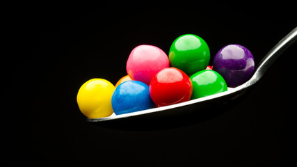 Spoon of gumballs
