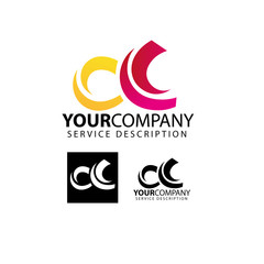 Logo iniciales CC corporativo, icono