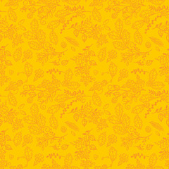 Fall, Autumn or Thanksgiving Vector Flower Pattern - Seamless and Tileable - 94751790