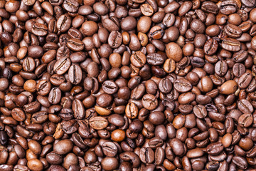 Roasted coffee beans