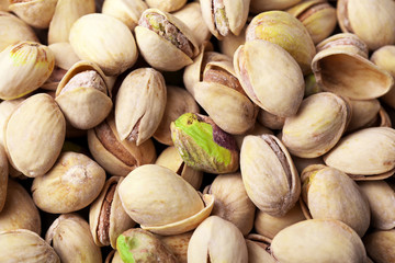 Pistachios fruit background