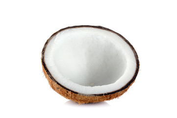 coconut isolated on the white background