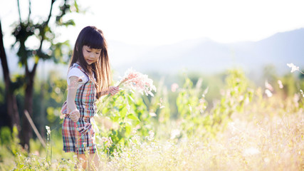 Young little Asian girl