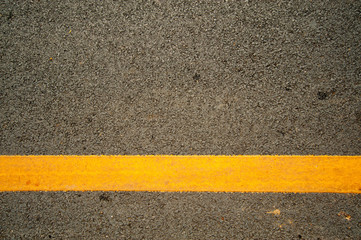 Fototapeta premium Road and orange line