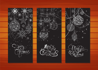 Collection of Christmas banners