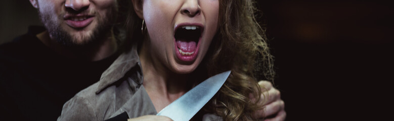 Psychopathic bandit with knife