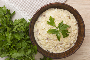 Fish salad of herring - Forshmak