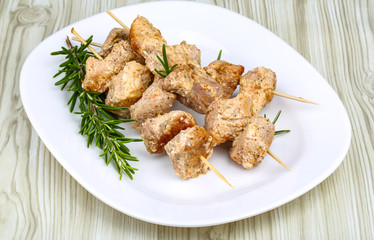 Chicken skewers