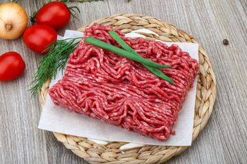 Raw minced meat