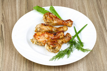 Grilled chicken legs