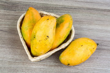 Ripe yellow mango