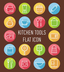 set of kitchen tools icon