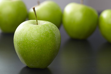green apples