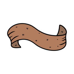 scroll in doodle style