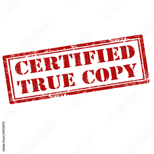 "Certified True Copy" Stock image and royalty-free vector files on ...