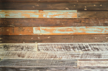 Abstract background old painted wooden wall