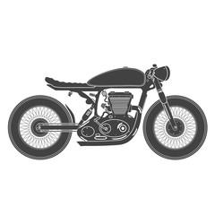 vintage motorcycle. cafe racer theme