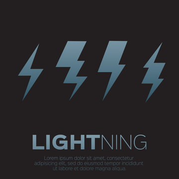 Lightning bolt icon for apps and websites