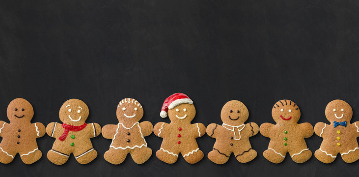 Tafel mit Lebkuchenm&auml;nnchen